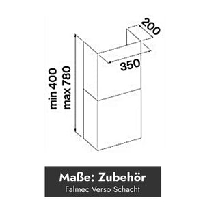 Falmec Verso Kopffreihaube