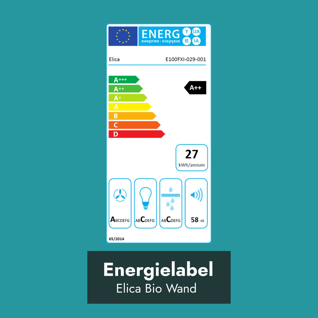 Elica Bio Wand- oder Inselhaube