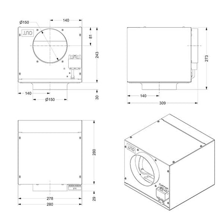 Novy CUBIC-Würfelmotor