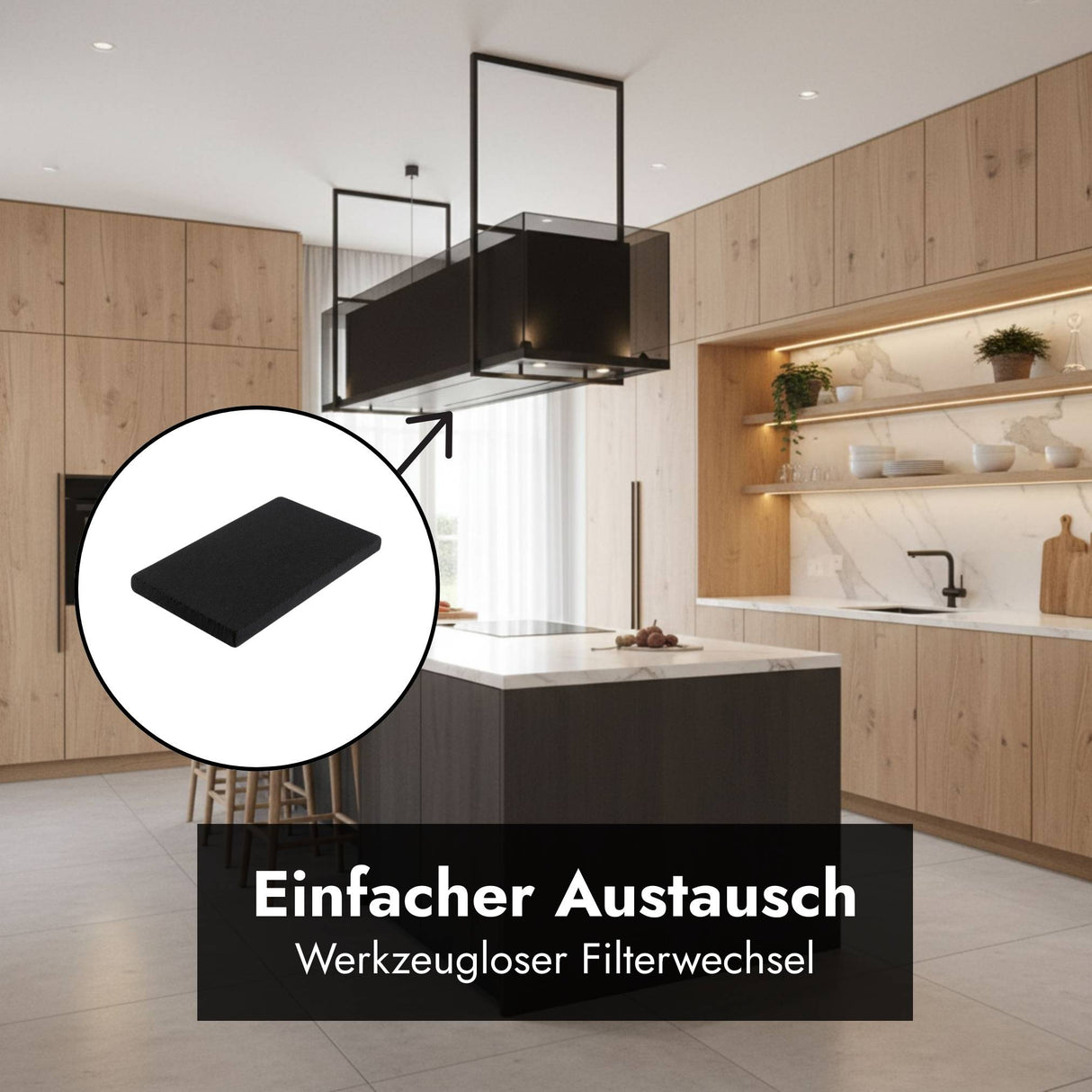 Monoblock Ersatzfilter Novy Phantom/Pureline Frame