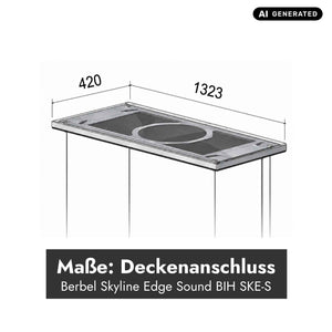 Berbel Deckenanschluss Glasverkleidung + Effektbeleuchtung