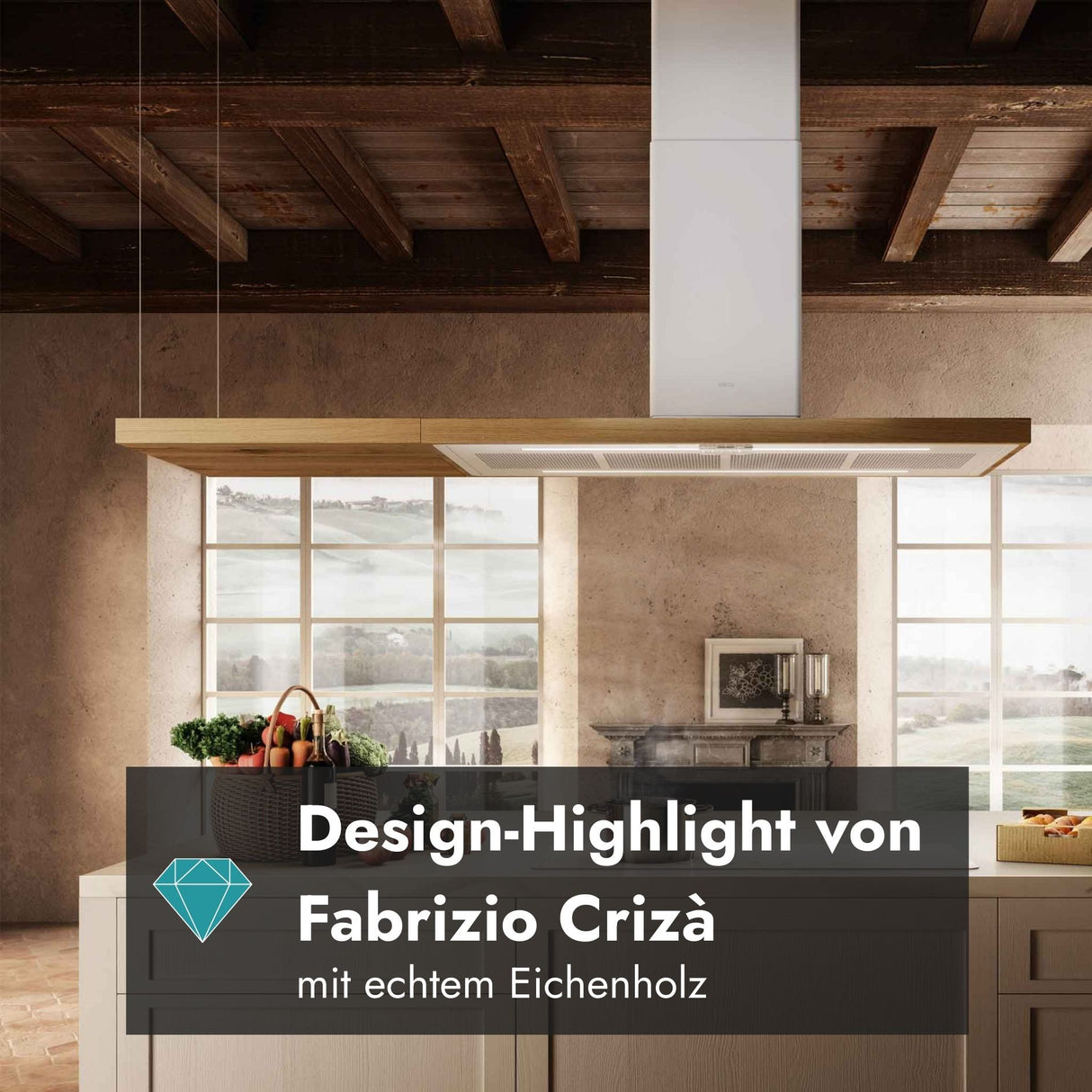 Elica Bio Wand- oder Inselhaube