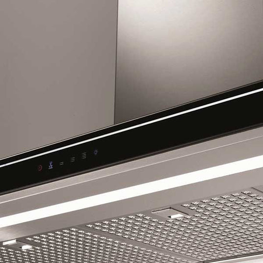 Detailanzeige Falmec Luce Bedienelemente an der Wandhaube