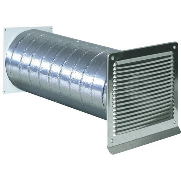 Iso-Mauerkasten Edelstahl Kupfer 125 / 150 mm