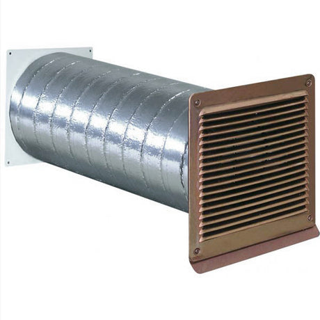 Iso-Mauerkasten Edelstahl Kupfer 125 / 150 mm