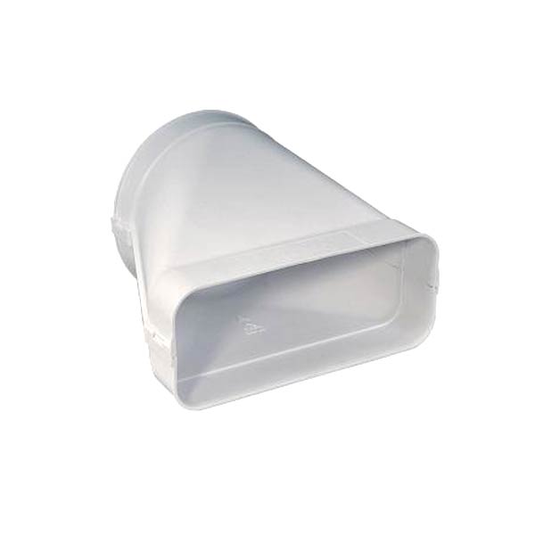 Übergangsstück Flachkanal zu Rundkanal Abluftrohr