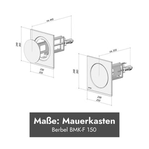 Berbel Mauerkasten BMK-F 150 mm