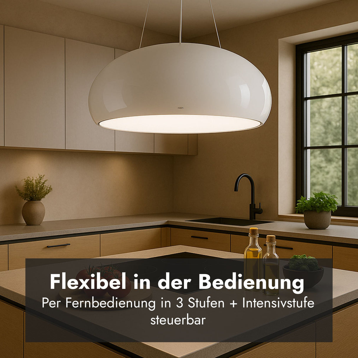 Elica Seashell Inselhaube