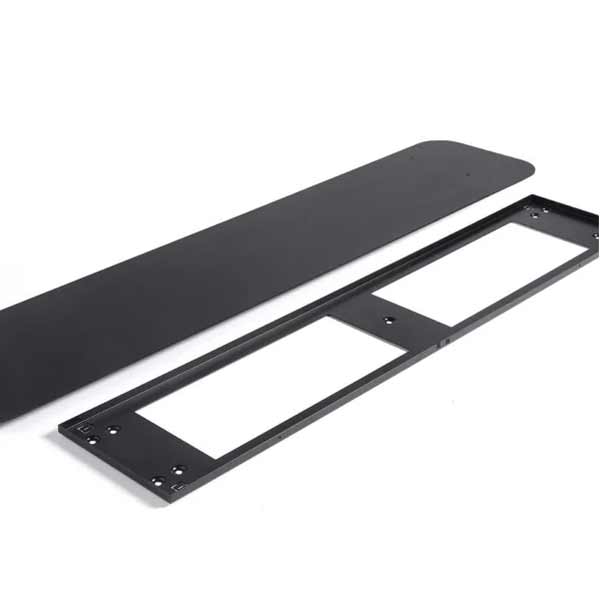 Novy Decken Anschlussplatte schwarz für Mood 7550