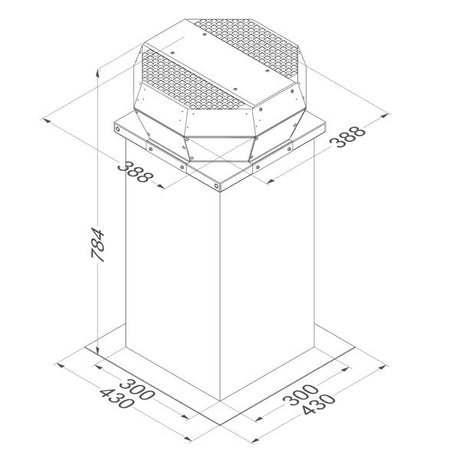 Novy Flachdachmotor 755999 gedämmt 