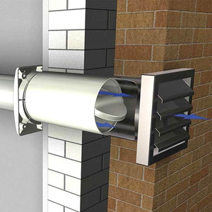 Air-Circle Aeroboy Inox Mauerkasten 150 mm Edelstahl