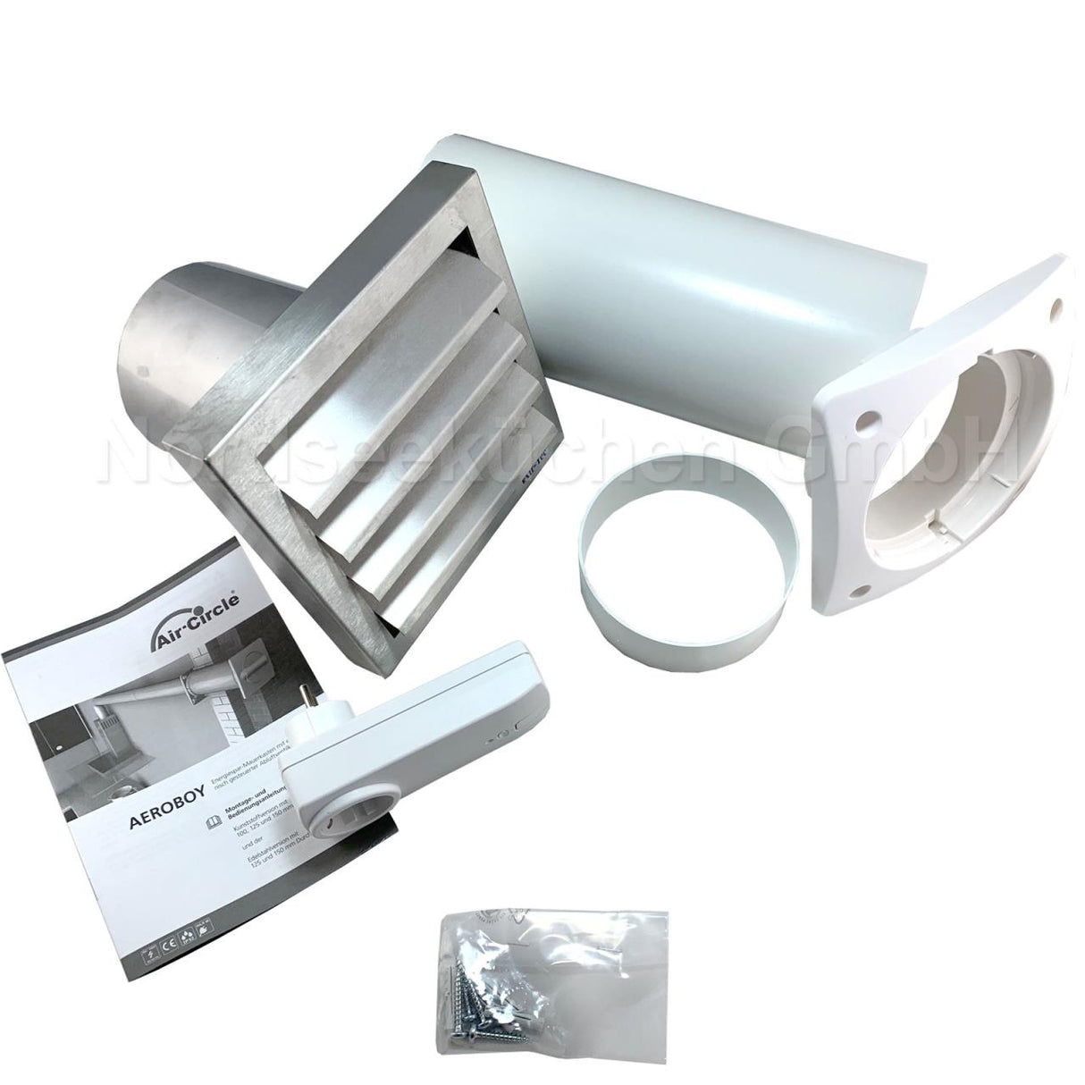 Air-Circle Aeroboy Inox Mauerkasten 150 mm Edelstahl