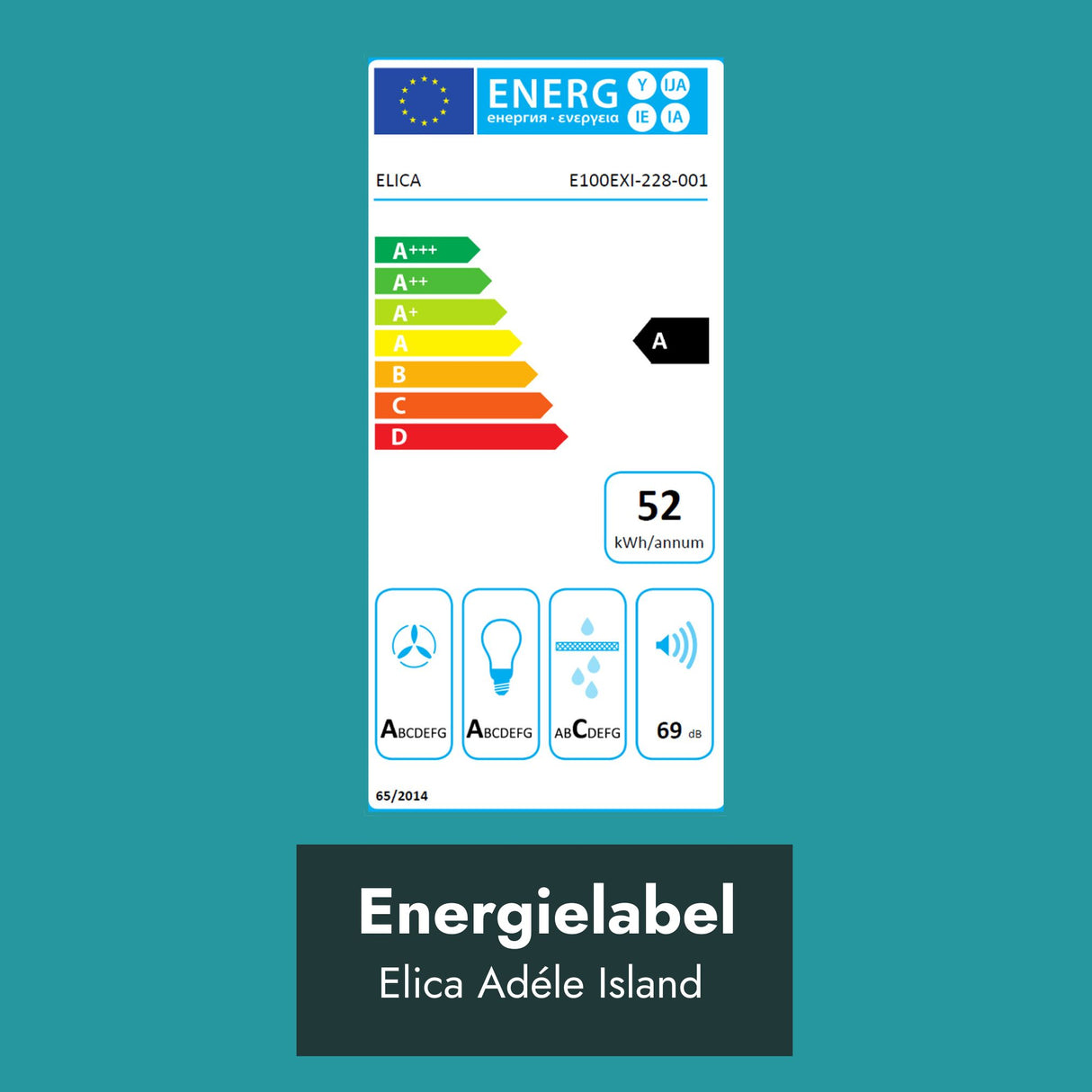 Elica Adele Inselhaube – Leise Design-Dunstabzugshaube