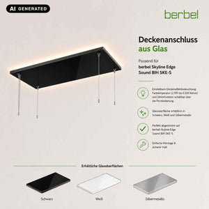 Berbel Deckenanschluss Glasverkleidung + Effektbeleuchtung
