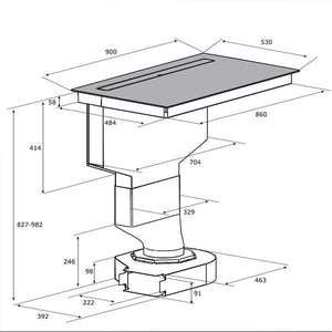 Airforce Serra Flex Motion Tischhaube