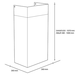 Airforce Kamin weiß lackiert