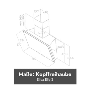 Elica Elle-S Kopffreihaube