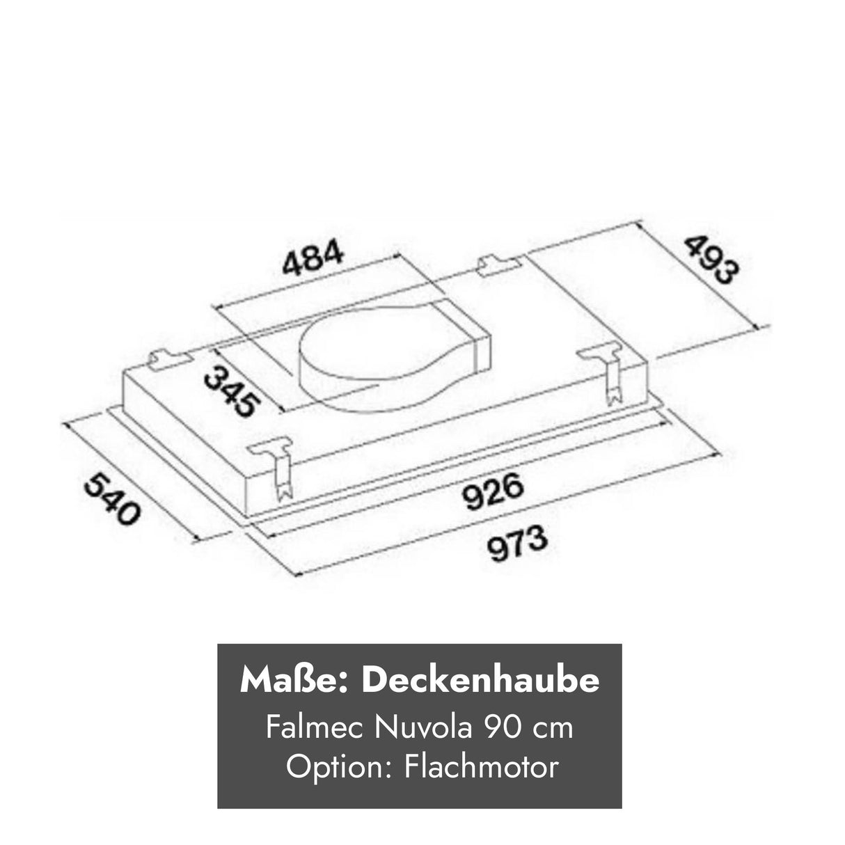 Falmec Nuvola LED Deckenlüfter