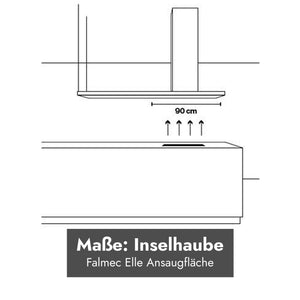 Falmec Elle Inselhaube