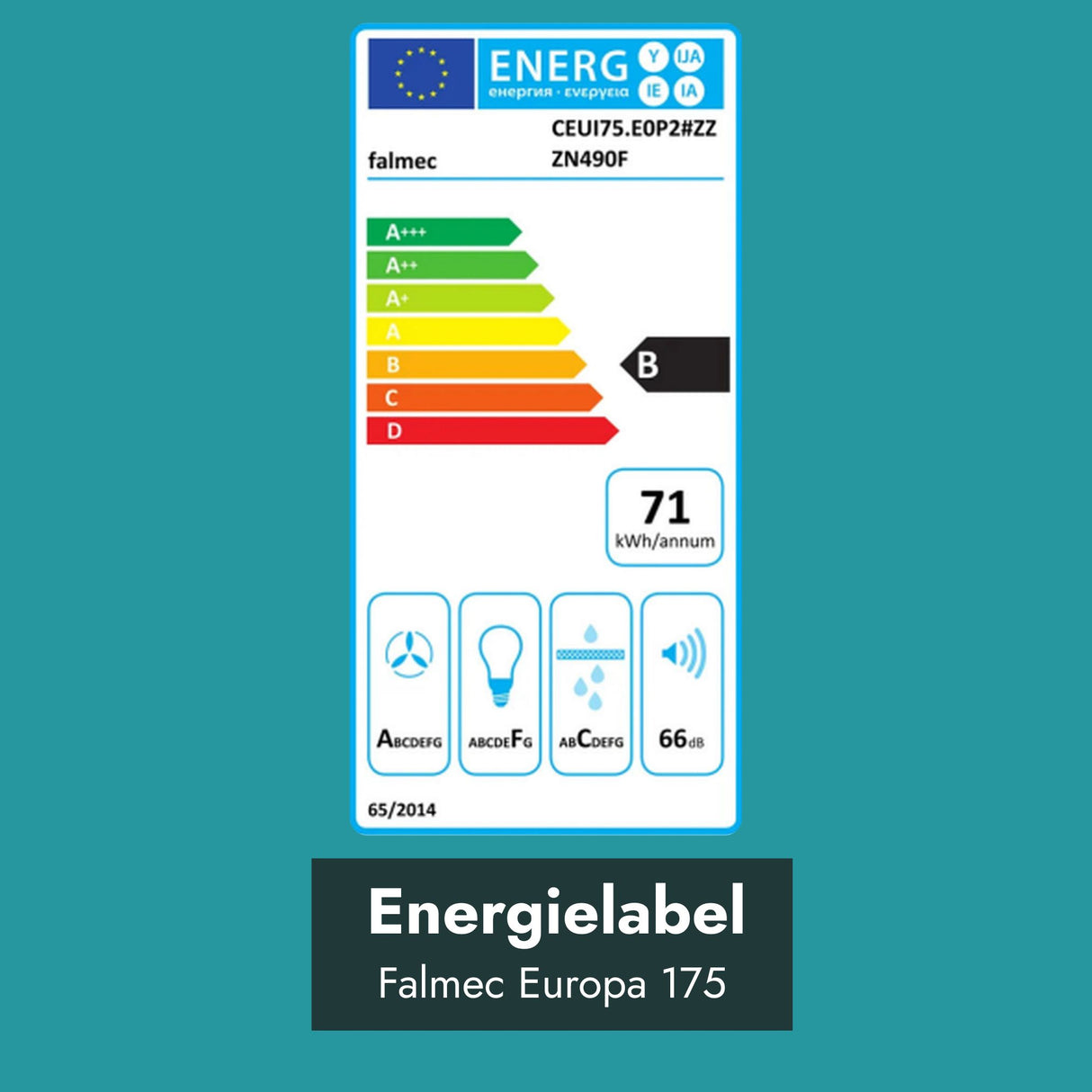 Falmec Europa 175 Black Inselhaube