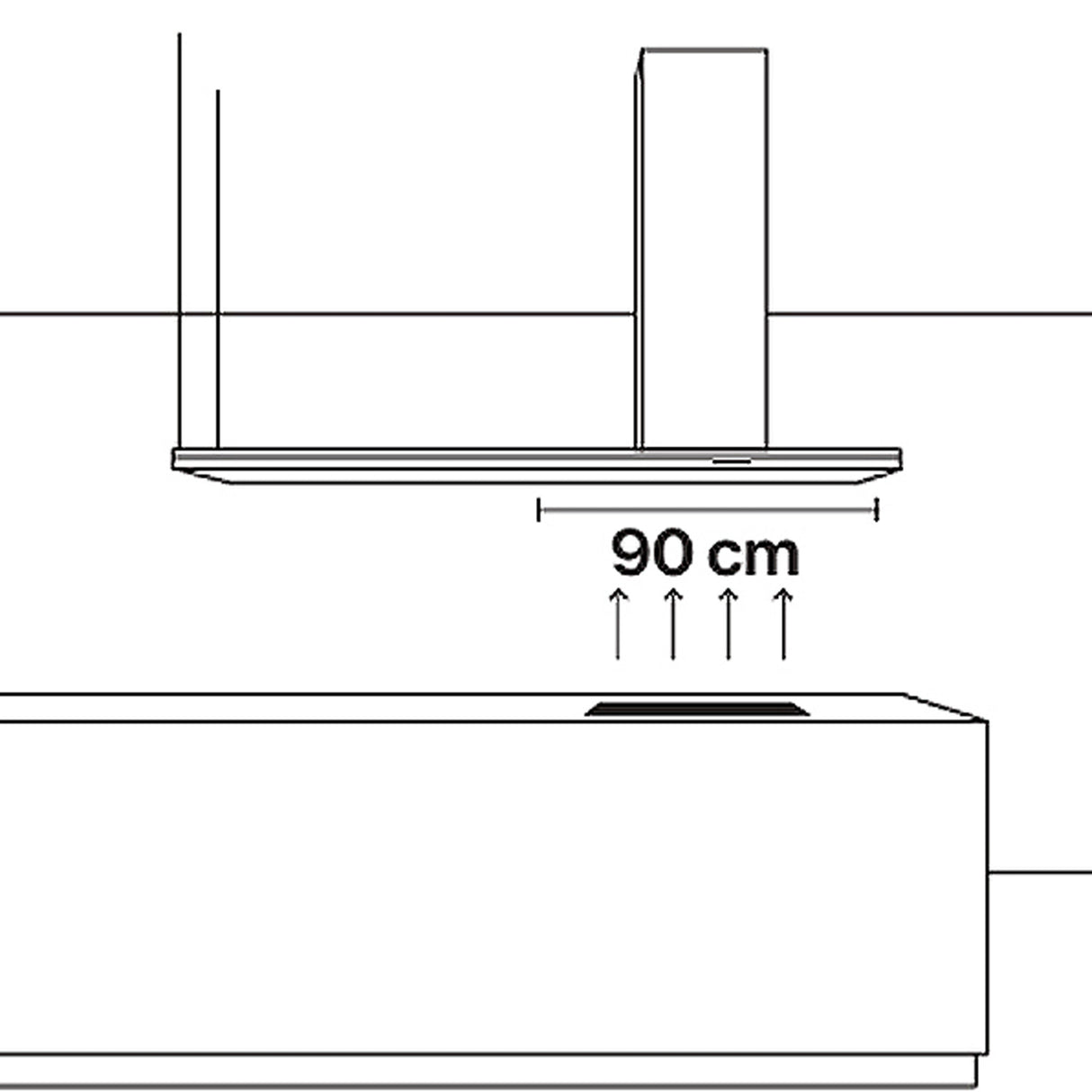 Falmec Lumen Inselhaube NRS 175