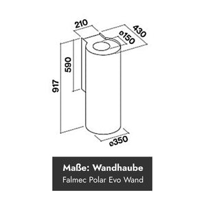 Falmec Polar Evo Insel-/Wandhaube