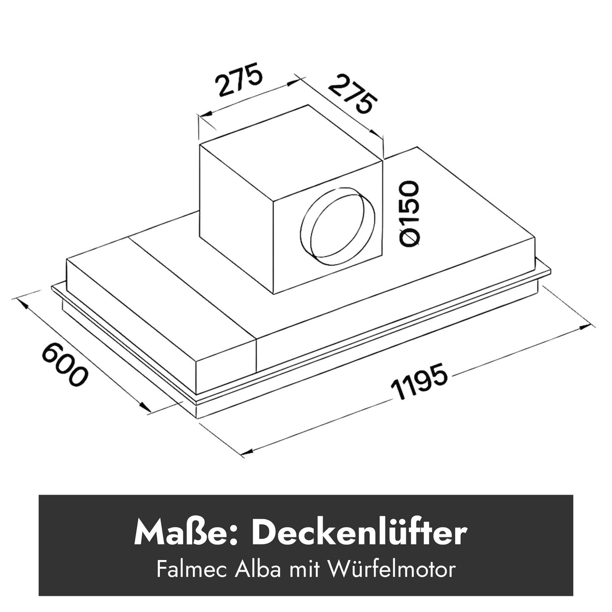 Falmec Alba Deckenlüfter