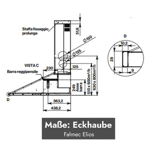 Falmec Elios Eckhaube