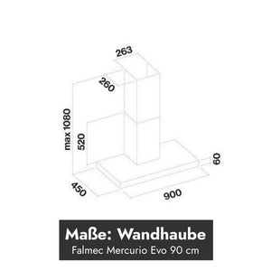 Falmec Mercurio Evo Wandhaube