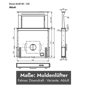 Falmec Downdraft Tischhaube