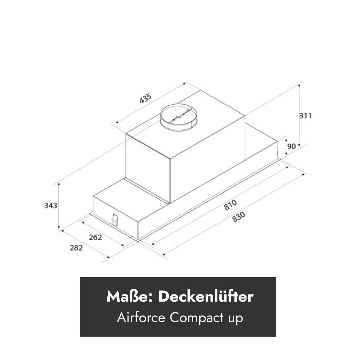 Airforce Compact Up Deckenlüfter