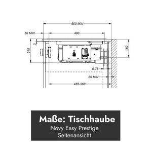 Novy Easy Prestige 90 cm Schwarz
