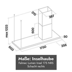 Falmec Lumen Inselhaube NRS 175