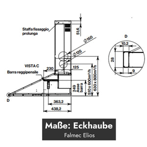 Falmec Elios Eckhaube