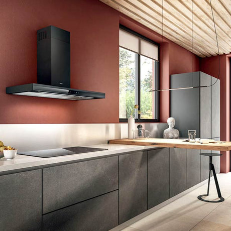 Elica Adéle Wandhaube Schwarz