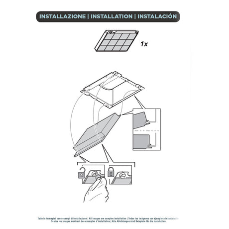 Elica Aktivkohlefilter 1 Stk.
