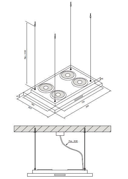 Drahtseilabhängung Airforce Inselhauben