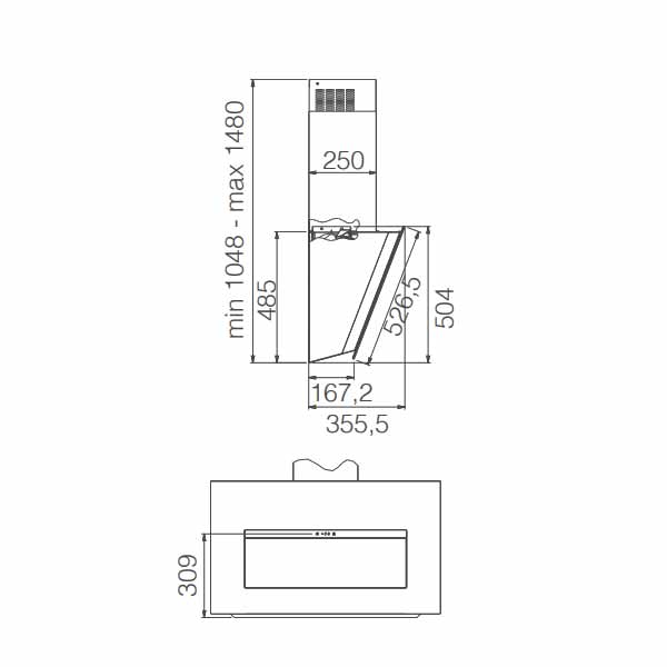 Elica Bloom Kopffreihaube 
