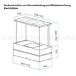 Berbel Deckenanschluss Glasverkleidung + Effektbeleuchtung