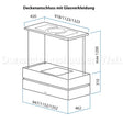 Berbel Deckenanschluss Glasverkleidung