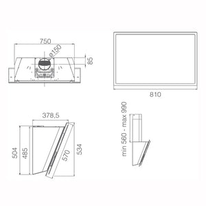 Elica Elle-S Kopffreihaube

