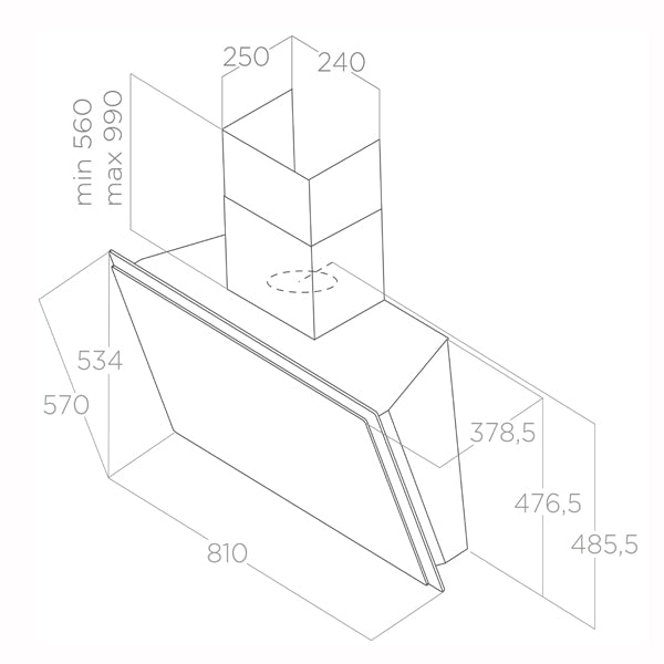 Elica Elle-S Kopffreihaube
