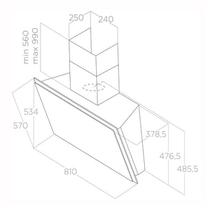Elica Elle-S Kopffreihaube
