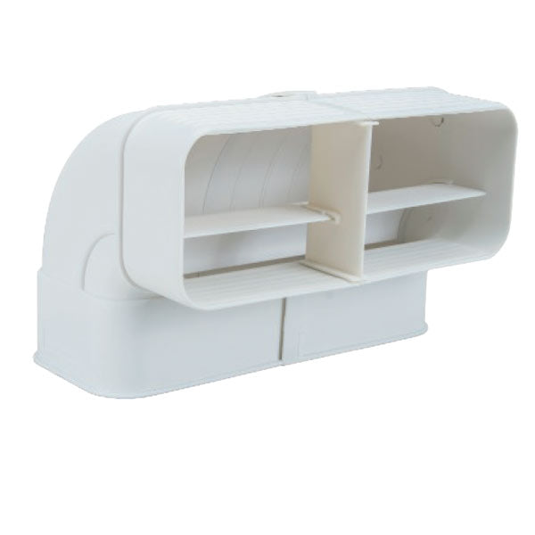 Kunststoff Rohrbogen 90° senkrecht 