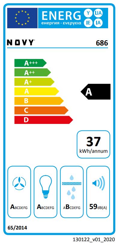 Novy Fusion Flachschirmhaube 
