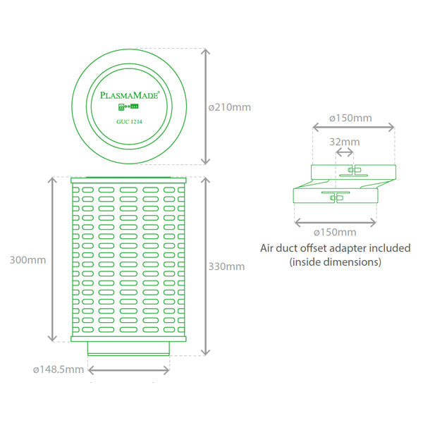 PlasmaMade E-Filter 1000 m³ GUC1214