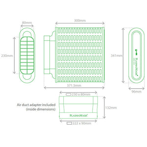 PlasmaMade E-Filter GUC1314 - 1000 m³