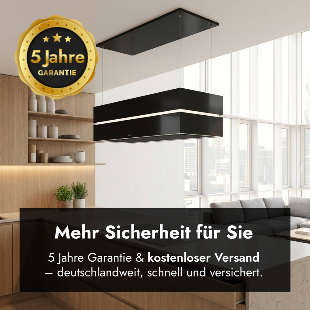 Mehr Sicherheit für Sie, mit der 5 Jahresgarantie für die Berbel Skyline Edge Base
