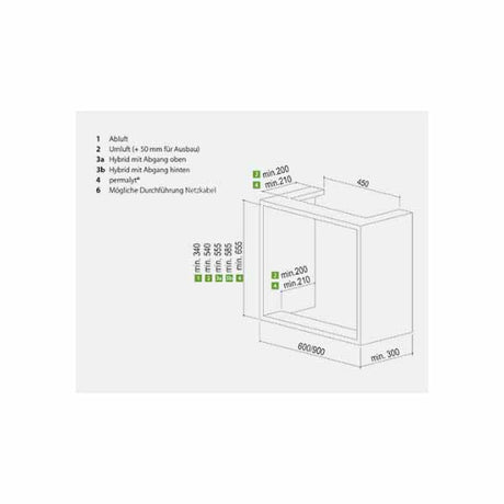 Berbel Glassline BEH GL Einbauhaube 
