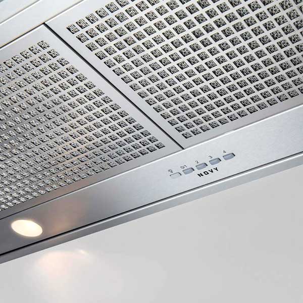 Novy Lüfterbaustein Essence Edelstahl